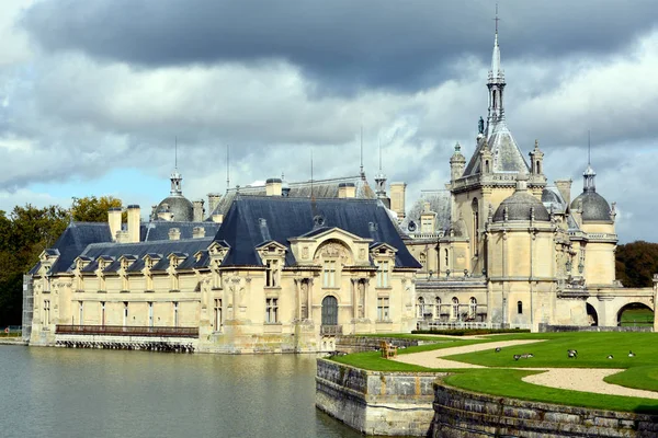 Chantilly France October Chateau Chantilly Historic Castle Located Chantilly France — Stock Photo, Image