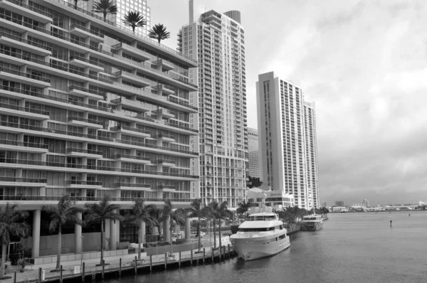 Miami Florida Oktober Die Innenstadt Von Miami Hat Sich Zum — Stockfoto