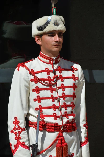 Sofia September Guard Honor Front Presidency Bulgarian Republic September Tdecember — 图库照片