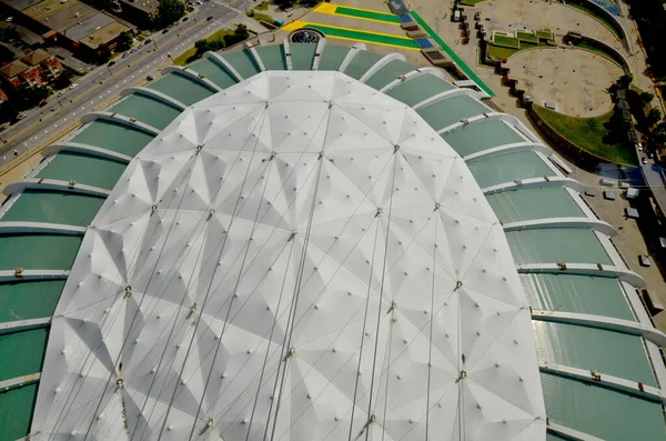 Монреаль Канада Мая 2015 Крыша Олимпийского Стадиона Монреаля Самая Высокая — стоковое фото