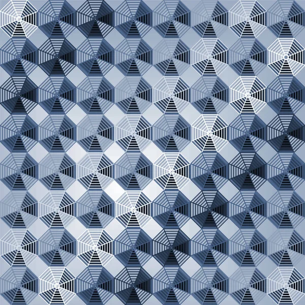 Επαναλαμβανόμενο Οκτάγωνο Λεκιασμένο Γυαλί Μωσαϊκό Αφηρημένο Φόντο Μπλε Χρώματα Κεραμικά — Φωτογραφία Αρχείου