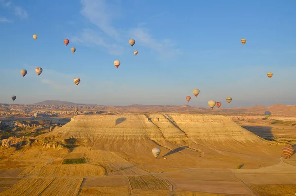 Goreme Turquía Octubre Vuelo Globo Aerostático Sobre Capadocia Conocido Todo —  Fotos de Stock