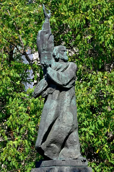 Statua Nel Parco Sofia Bulgaria — Foto Stock