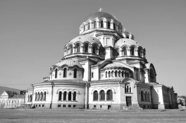 Sofia Bulgaria Septiembre Catedral San Alejandro Nevski Una Catedral Ortodoxa —  Fotos de Stock