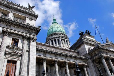 BUENOS ARGENTINA - 29 Kasım 2011 'de Buenos Aires Arjantin' deki Arjantin Kongresi Kongresi Hükümet 'in yasama organı.