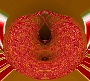 Fraktal desenli soyut arkaplan