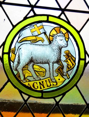 Trinity Newfoundland 12 Haziran: St Paul 's Anglikan kilisesinde 12 Haziran 2014' te Trinity Newfoundland 'da leke camlı pencere. Trinity, Newfoundland ve Labrador 'da Trinity Körfezi' nde yer alan küçük bir kasabadır..