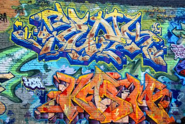 Montreal CANADA Mart 09: Montreal Sokak Sanatı 9 Mart 2014 tarihinde Montreal Kanada 'da. Montreal. Arka sokaklarda ve terk edilmiş alanlarda temiz hava ve sokak sanatı aramak için mükemmel bir yer..