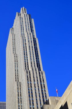 NEW YORK CITY OCT 27: Rockefeller Center 27 Ekim 2013, New York. Rockefeller Merkezi 19 ticari binadan oluşan bir kompleks. Ulusal Tarihi bir simgedir..