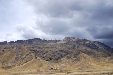 Andringitra Massif 'teki dağlar (Madagaskar)