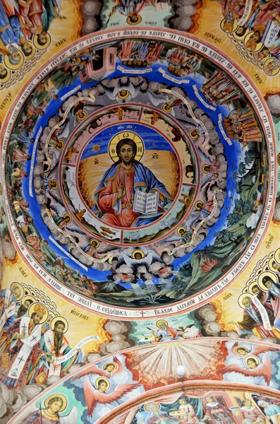 Rila Bulgarien September Wandmalerei Der Kirche Des Rila Klosters Das — Stockfoto