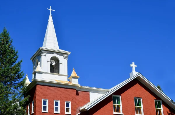 Church Sainte Marie Mediatrice Brigham Quebec Canada — 스톡 사진