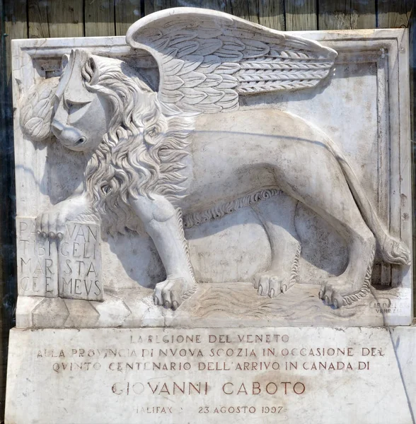 Halifax Canada Juni Monument Voor Giovanni Caboto Ook Bekend Als — Stockfoto