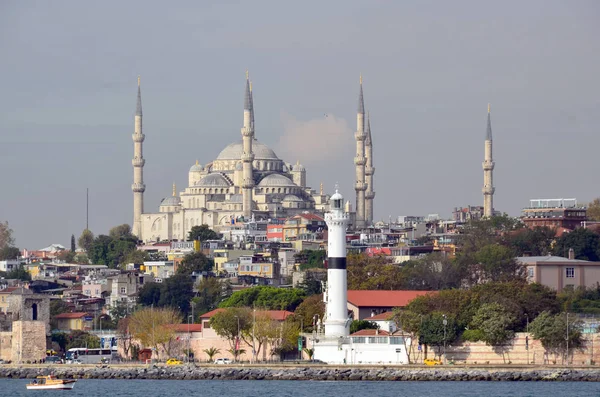 Stanbul Turkey Ekim Sultan Ahmed Camii Ekim 2013 Stanbul Türkiye — Stok fotoğraf