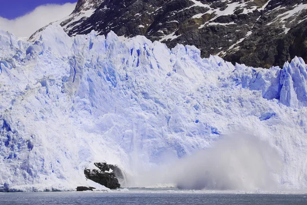 Льодовик Періто Морено Англ Perito Moreno Glacier Льодовик Розташований Національному — стокове фото