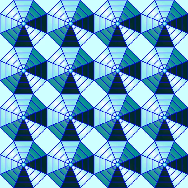 Geometrische Netzmuster Präsentieren Papier — Stockfoto