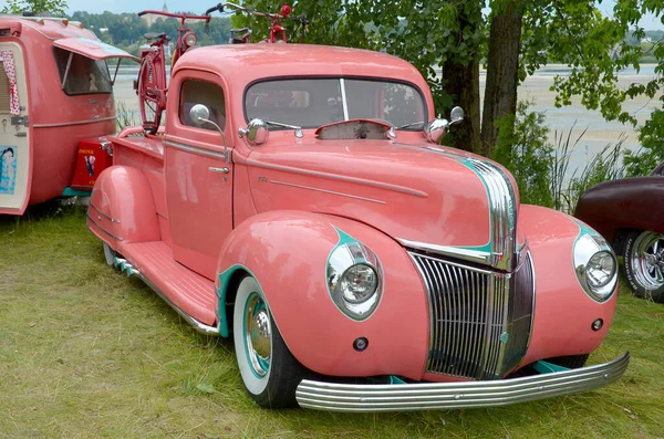 Granby Quebec Kanada 2013 Július Első Generációs Sorozatú Pickup Ford — Stock Fotó