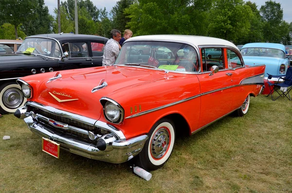 Granby Quebec Canada Julho 2013 Carro Velho Retro Auto Exposição — Fotografia de Stock