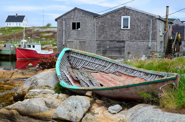 Peggy Cove Nova Scotia Junio Típica Casa Pescadores Peggy Cove — Foto de Stock