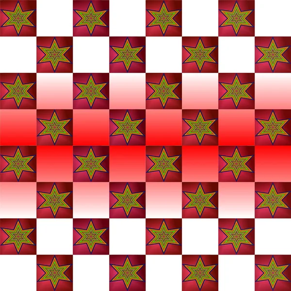 Seamless Pattern Stars Vector Illustration — Stock Photo, Image