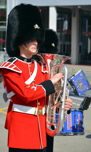 Montreal Canada Set Sfilata Soldato Del Royal 22Nd Regiment Colloquialmente — Foto Stock