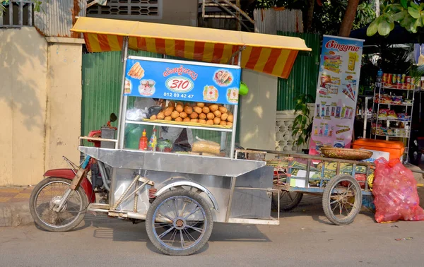 Colorful Street Cart Food — Stock Photo, Image