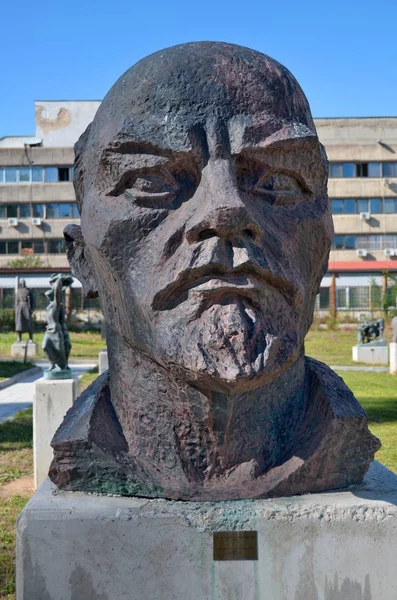 Sofia Bulgaria Septiembre Estatua Lenin Sofía Capital Bulgaria Septiembre 2013 — Foto de Stock