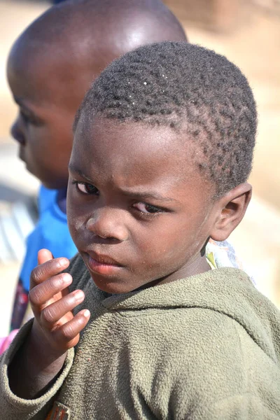Swakopmund Namibia October 2014 Unidentified Child Living Mondesa Slum Swakopmund — 스톡 사진