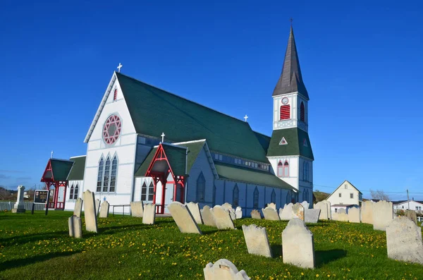 Newoundland June 세인트 성공회 June Trinity Newfoundland 2014 마을에는 지역에 — 스톡 사진