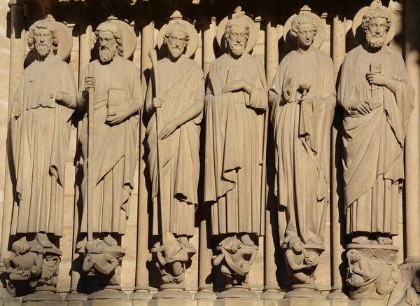 Paris Ranska Mma Notre Damen Katedraali Pariisin Yksityiskohtia Ranska Lokakuu — kuvapankkivalokuva