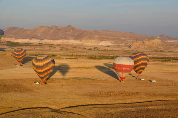 Goreme Türkei Oktober Der Heißluftballonflug Über Kappadokien Ist Weltweit Als — Stockfoto