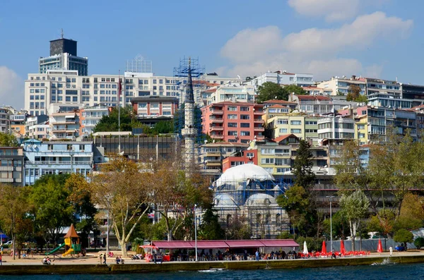 Istanbul Turchia Ottobre Porto Eminonu Port Vicino Yeni Cami Galata — Foto Stock