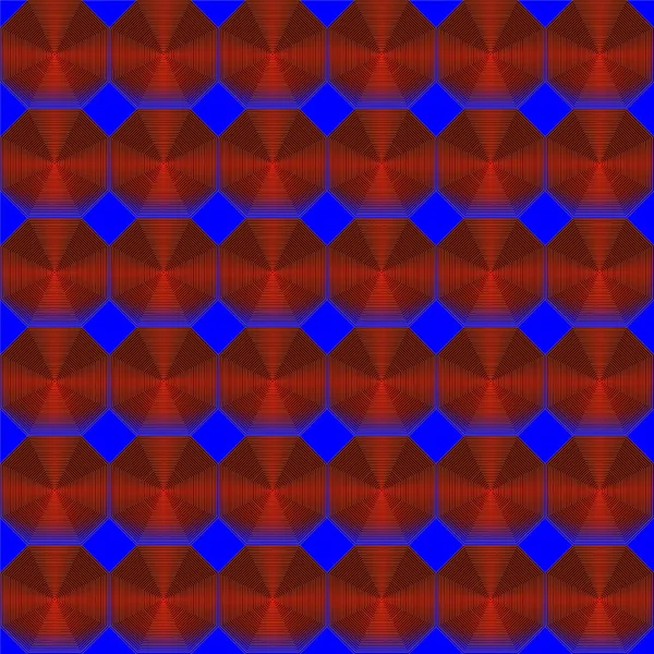Rote Und Blaue Muster — Stockfoto