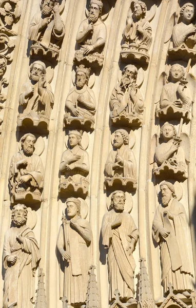 París Francia Octubre Detalles Catedral Notre Dame París Francia Octubre —  Fotos de Stock