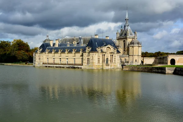 Chantilly France Octubre Castillo Chantilly Castillo Histórico Situado Chantilly Francia — Foto de Stock