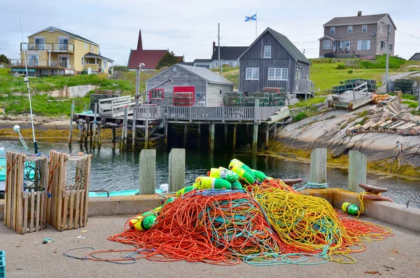 Peggy Cove Nova Scotia June Typical Fisherman House Peggy Cove — стоковое фото