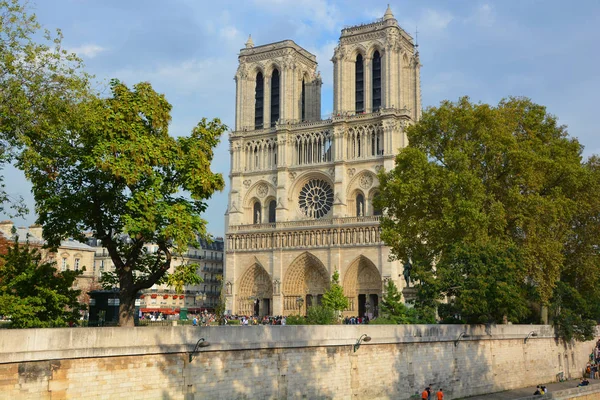 Paris Frankreich Oktober Die Kathedrale Notre Dame Paris Frankreich Oktober — Stockfoto