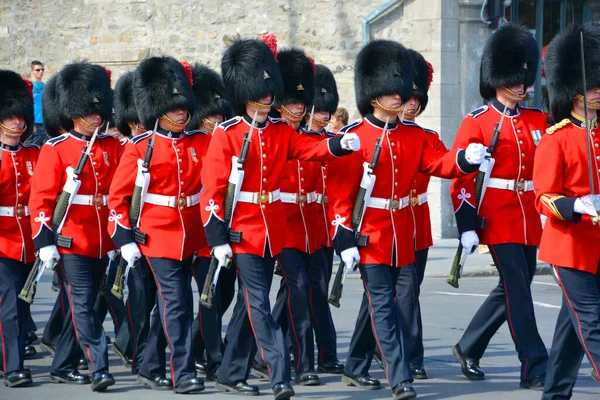 Montreal Canada Sept Parade Soldier Royal 22Nd Regiment Colloquially Van — Stock Photo, Image