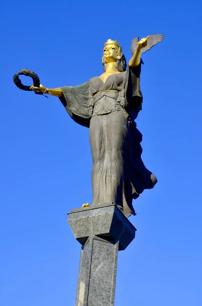 Γλυπτό Του Αγάλματος Της Ελευθερίας Στην Πράγα Τσεχική Δημοκρατία — Φωτογραφία Αρχείου