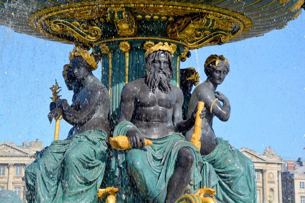 Parigi Francia Ottobre Fontana Del Commercio Fluviale Della Navigazione 1840 — Foto Stock