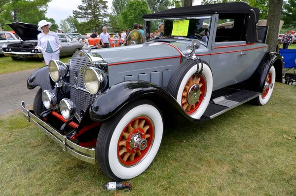 Granby Quebec Canada July 2013 Old Car Retro Auto Exhibition — 图库照片