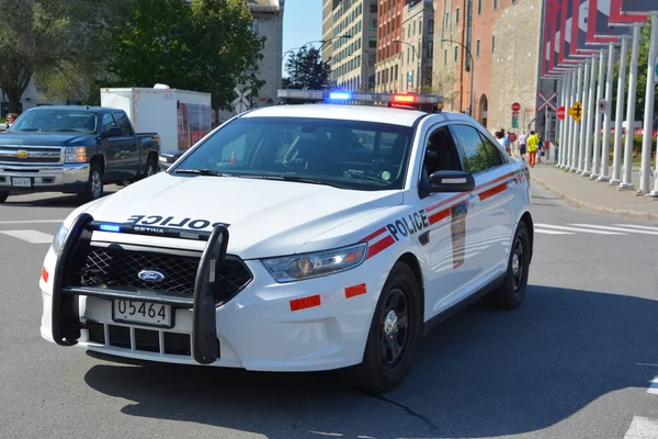 Montreal Canada Sept Car Canadian Forces Military Police Cfmp Contribute — Stock Photo, Image