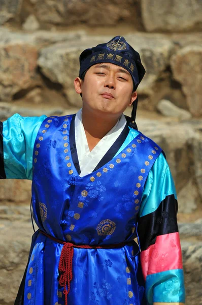 Seoul Korea April Sangmo Dancer Korean Folk Dance Show April — Stock Photo, Image