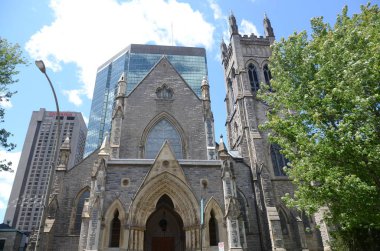 MONTREAL, CANADA - 10 Mart 2013 tarihinde Montreal Kanada 'da 10 Mart 2013 tarihinde İngiltere' nin koruyucu azizi Aziz George 'un adını almıştır. 