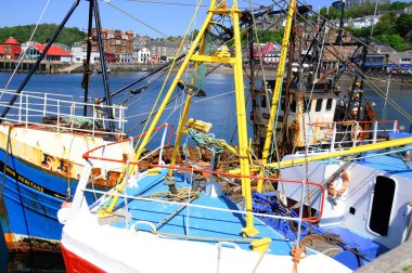 OBAN SCOTLAND İngiltere - 28 Mayıs 2011 tarihinde Oban Limanı. İskoçça 'da 