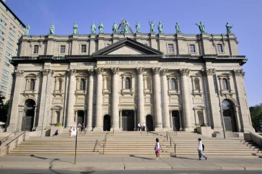 22 Haziran 2011 'de Montreal' de Marie-Reine-Du-Monde Katedrali. Dünya Kraliçesi Meryem 'in Katedrali-Bazilikası Montreal Katolik başpiskoposluğunun merkezidir..