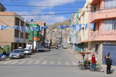 Peru 'daki şehir manzarası
