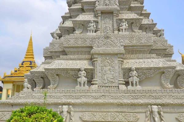 Stupas Pałac Królewski Kompleks Budynków Który Służy Jako Królewska Rezydencja — Zdjęcie stockowe