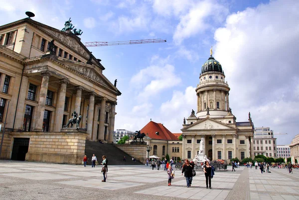 Berlín Alemania Mayo Neue Kirche Coloquialmente Conocida Como Deutscher Dom — Foto de Stock