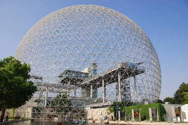Montreal Canada Julho Biosfera Museu Montreal Dedicado Meio Ambiente Localizado — Fotografia de Stock